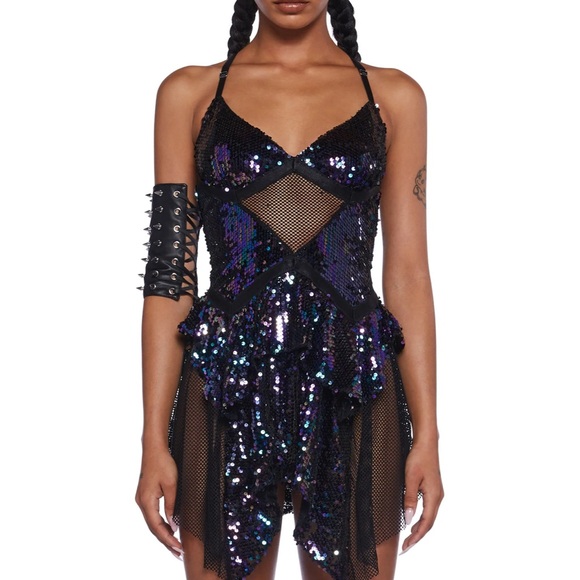 NWT Club Exx Firefly Mini Dress - Picture 7 of 9